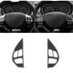 thumbnail image 3 of Carbon Fiber for X MR 2008-2013 Interior Trim Car Steering Wheel Button Accent Sticker Cover, 3 of 5