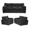thumbnail image 1 of Sala 3-2-1 TRINITY Cosmo ( Sofá, Love Seat, Sillón ) Gris Oscuro, 1 of 12
