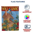 thumbnail image 5 of America Forever Hello Spring Summer Welcome Bluebird Birdhouse Garden Flag 12.5 x 18 inch Double Sided Red Yellow Floral Birds Outdoor Yard Seasonal Decorative Flag, 5 of 5