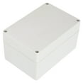 thumbnail image 1 of IP65 Waterproof ABS Power Junction Box, 160x110x90mm Flame Retardant Electrical Enclosure with Surface Mount Design, Includes 4 Mounting Screws & Waterproof Cable for Indoor/Outdoor Wiring, Control, 1 of 7