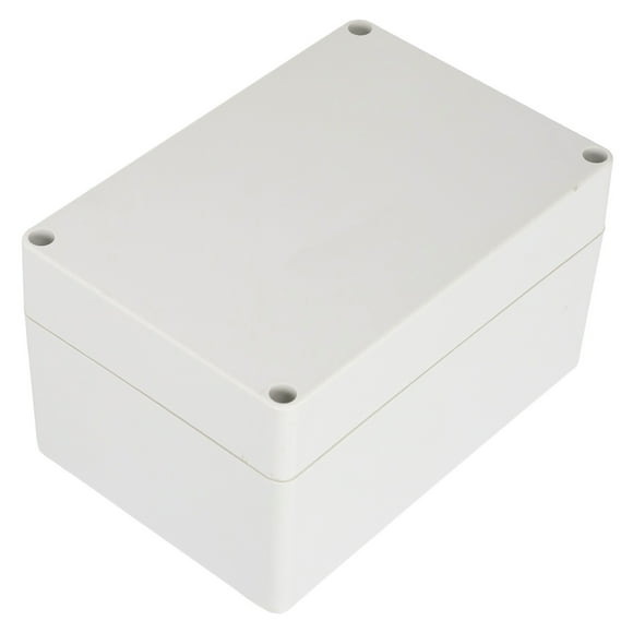IP65 Waterproof ABS Power Junction Box, 160x110x90mm Flame Retardant Electrical Enclosure with Surface Mount Design, Includes 4 Mounting Screws & Waterproof Cable for Indoor/Outdoor Wiring, Control