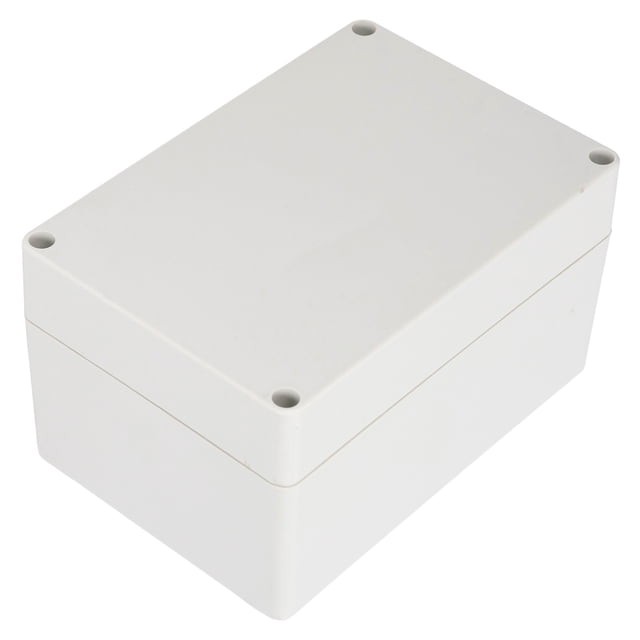 IP65 Waterproof ABS Power Junction Box, 160x110x90mm Flame Retardant Electrical Enclosure with Surface Mount Design, Includes 4 Mounting Screws & Waterproof Cable for Indoor/Outdoor Wiring, Control