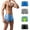 Muti01/4pack, variant on Men's Pouch Underwear Trunks Performance Boxer Briefs Short-leg Muti02/4pack L
