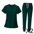 thumbnail image 1 of Uniforme de enfermera,Conjunto de uniforme de enfermera,pantalón largo,parte e inferior del uniforme,Traje de trabajo de enfermera para mujer,ropa de trabajo para spa y peluquería de, 1 of 8