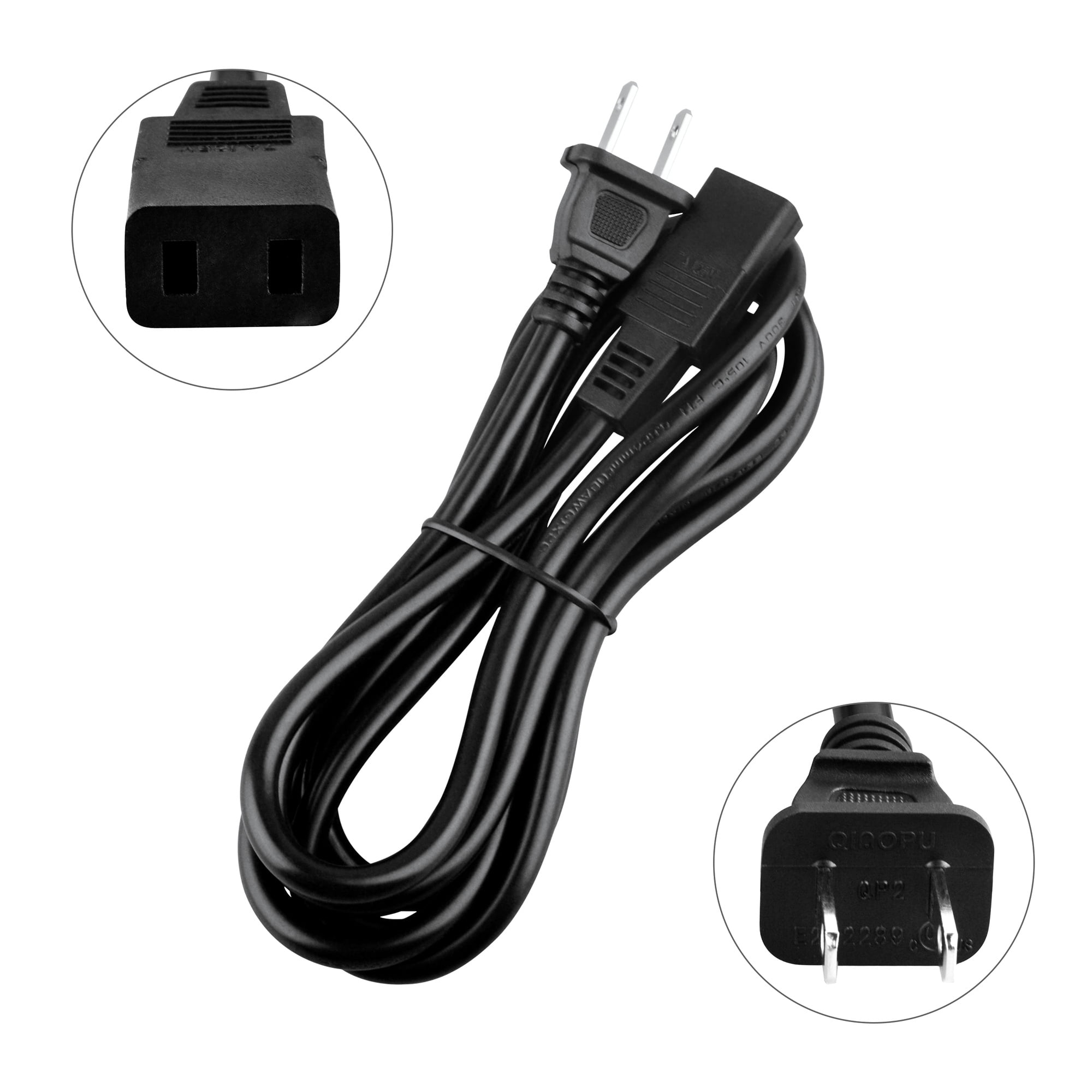 PKPOWER AC Power Cord Cable Outlet Plug Lead For BLACK & DECKER VPX VPX0310  VPX0320 DUAL PORT BATTERY CHARGER 