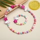thumbnail image 2 of Collar para niñas, pulsera para niñas, joyas para niñas, juego de collares y pulseras de princesa, cuentas de madera elásticas de colores, accesorio de joyería para niñas princesas, 2 of 5