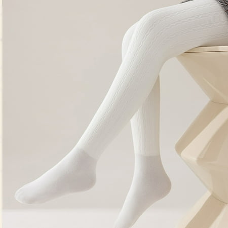 BLTIBY Baby-Girls Pants Toddler Baby Girls Solid Color Thin Long Pants Leggings Baby Pants Toddler Girl Bottoms Baby Comfortable Pants Newborn Girl Flare Pants 2024 White 4Y