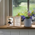 thumbnail image 7 of 1 Box Loss of Grandmother Folding Photo Frame 6x4 Wood 2 Vertical Visual Window Bereavement Picture Frames with Paper Affection Message Card Memorial Gift Photo Frame for Loss of Grandma, 7 of 7