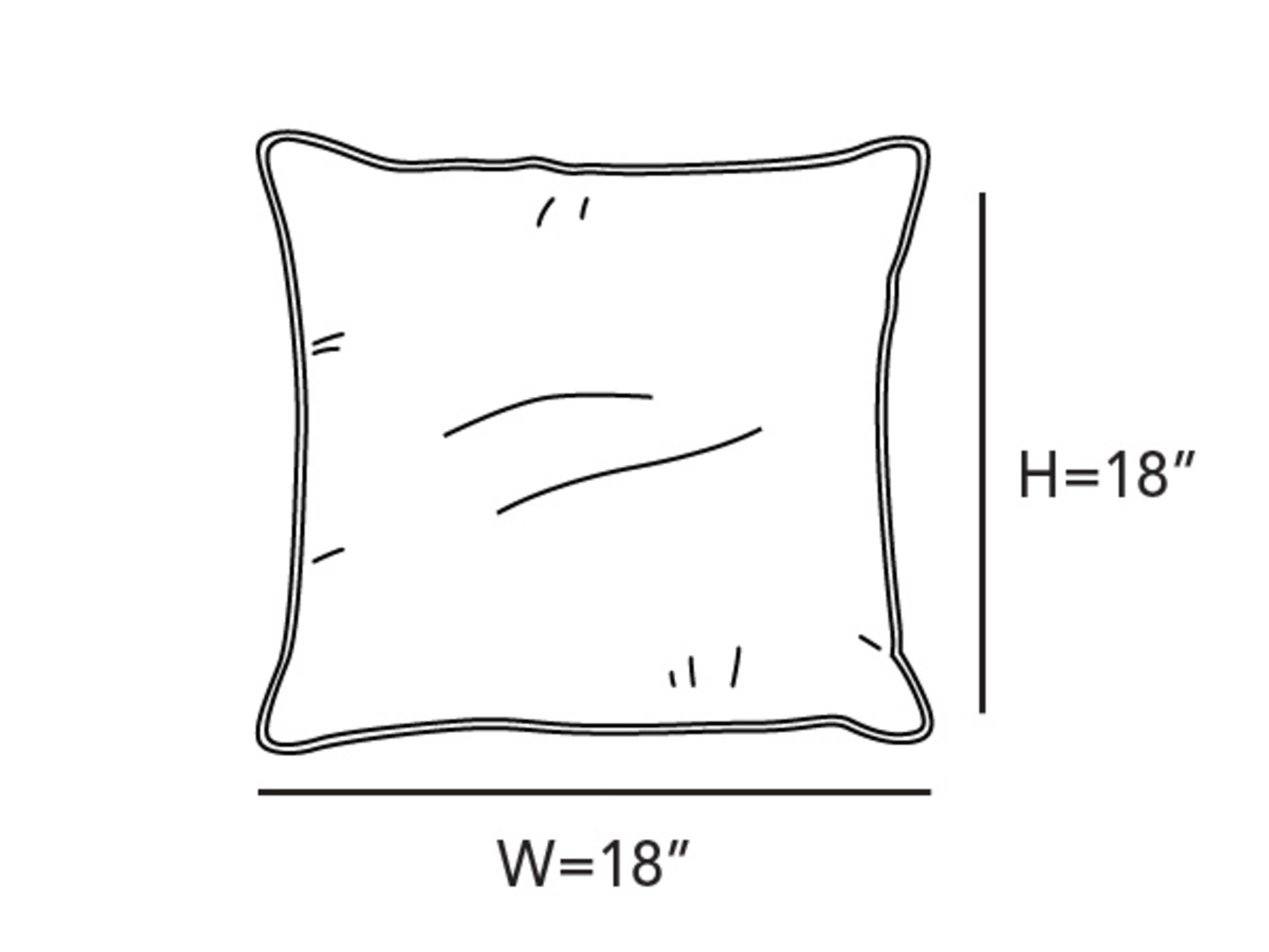 Covermates Throw Pillow - Weather Resistant, Full Side Zipper, LuxeGuard Collection, Dove Stripe