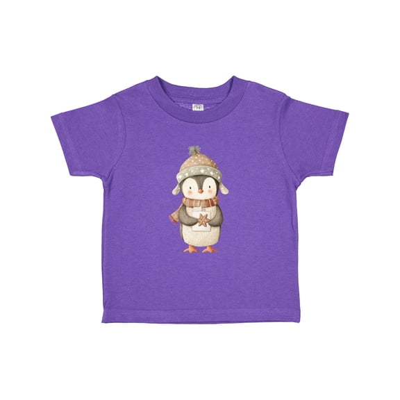 Inktastic Cozy Winter Penguin Boys or Girls Toddler T-Shirt