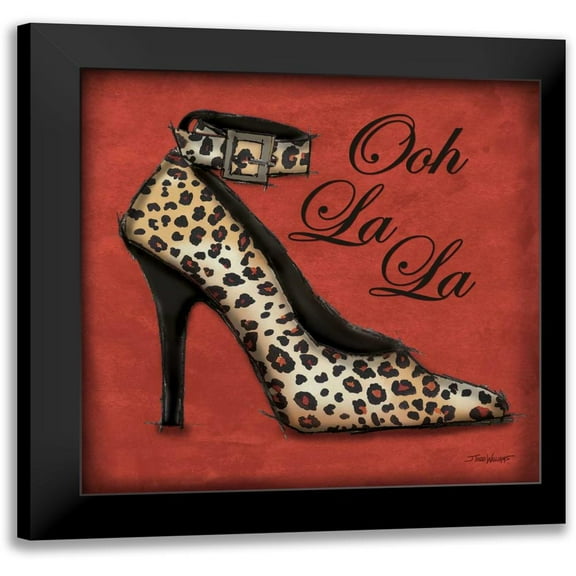 Williams, Todd 12x12 Black Modern Framed Museum Art Print Titled - Safari Shoe I