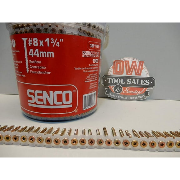 Senco Screw Collated No.8x1-3/4 "