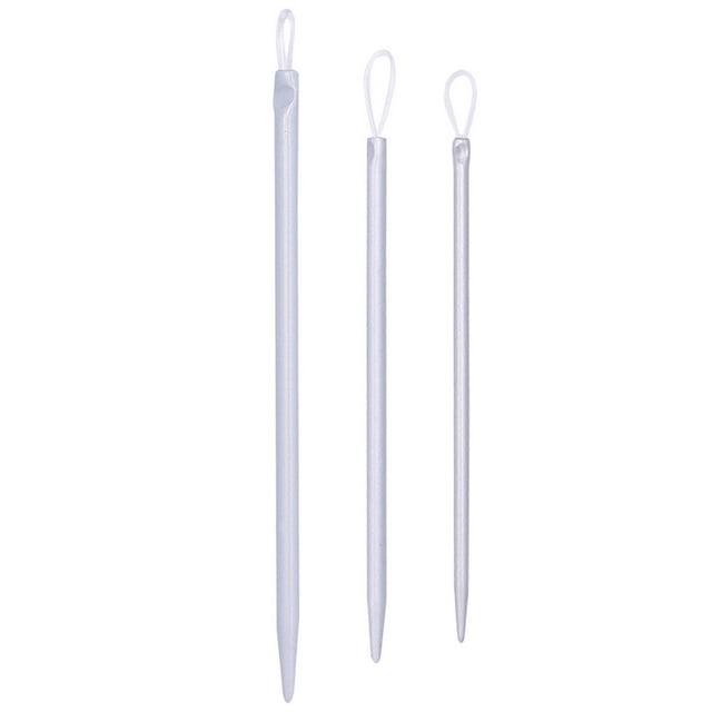 KAKOWELY knitting yarn threader 3Pcs Wool Needles Wool Threader Yarn Threader Hand Sewing Needles Sewing Supplies3.62"X0.12"X0.12"