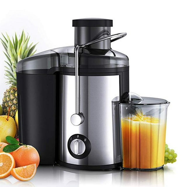 Exprimidor, Máquina Exprimidora De 800W Para Frutas Enteras, Extractor De Jugo De Alto Rendimiento Con 2 Velocidades, Fácil De Limpiar, Exprimidor Centrífugo Compacto Antigoteo,