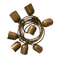 thumbnail image 3 of Cadena de canaletas de lluvia decorativa, reemplazo funcional, decoración del hogar, colector de agua de lluvia para Campana, 3 of 9