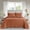 Rust, variant on Moonlight20015 Twin Quilt Set Reversible Lightweight Bedspread with 1 Shams All-Season Comfort in Rust