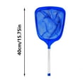 thumbnail image 2 of Pool Leaf Net with Aluminum Pole Fine Mesh Rake for Hot Tub Spa Pool Quick Debris Cleaning, 2 of 2