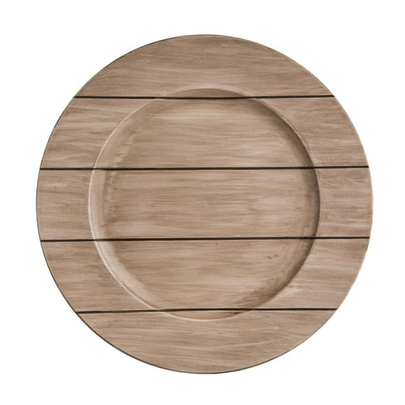 Holiday Time 33cm Wood Charger