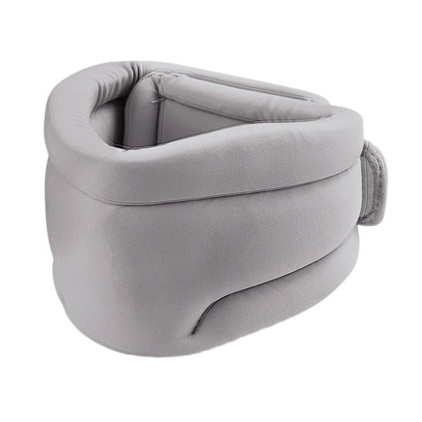 Soporte para el cuello, vendajes ajustables que mantienen la estabilidad, collarín cervical ergonómico Gris