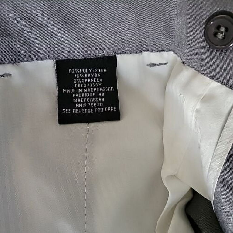 Michael Brandon Flex Fit Slim fit Stretch Dress pants Grey 34 x 32 B4HP -  Walmart.com