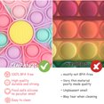 thumbnail image 4 of EXDOLL Pop on It Fidget Toys Pop Its Purse Simple Dimple Poppers Fidgets Sensory Toy Flower Pop Shoulder Bags, 4 of 9