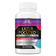 Woodlawn Avenue Lazer Focuzed Brain Booster Nootropic Brain Supplement, Focus, Concentration & Memory 60 Capsules