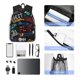 thumbnail image 4 of Fotbe Basketball Mochila Ligera Casual para Laptop para Hombres y Mujeres, Mochila Impermeable de Uso Diario, Mochila para Universidad, 4 of 6