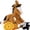 Horse-Brown, variant on Tezituor 4Pcs Cat Stuffed Animal 16" Soft Mom Plush Cat with 3 Baby Kittens Toys