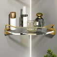 thumbnail image 2 of Acrylic Wall Mounted Triangle Shelf Space Saving Removable Design Shelf for Solid Metal Surfaces, 2 of 10
