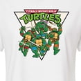 thumbnail image 3 of Teenage Mutant Ninja Turtles - Triangle Logo - Juniors Cropped Cotton Blend T-Shirt, 3 of 5