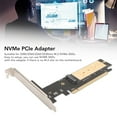 thumbnail image 3 of M.2 NVMe To PCIe 3.0 X16 Adapter, NVME SSD To PCIe Expansion Card Up To 32Gbps PCI Express X16 Slot Portable  for 2280 2260 2242 2230mm SSD, 3 of 7