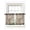 Brown, variant on Farmhouse Wood Grain Sheer Kitchen Tier Curtains 24 Inch length,Rod Pocket Half Curtains Short Drapes,Vintage Country Barn Gate Brown Light Filtering Small Window Treatments 2 Pcs 27.5"W x 24"L