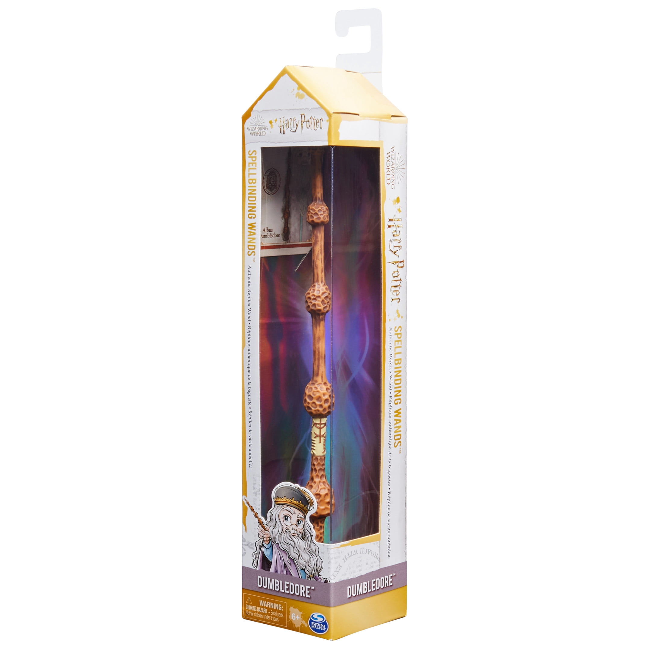 Wizarding World, Albus Dumbledore Spellbinding Wand and Spell Card