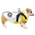 thumbnail image 3 of BadPiggies Waterproof Cold-proof Dog Coat Vest Reflective Pet Jacket Winter Warm Clothes for Small Medium Dogs (L, White), 3 of 9