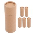 thumbnail image 1 of 6pcs Essential Oil Bottle Box Kraft Paper Cylindrical Containers Round Paper Tube Holder Tea Box Packaging Cardboard Tubes With Lid, 1 of 6