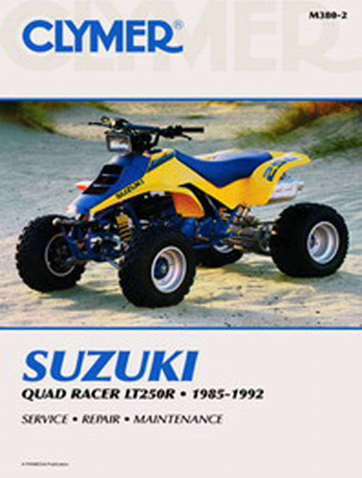Suzuki Quad Racer Lt250r, 19851988 Service, Repair, Maintenance