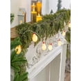 thumbnail image 4 of Christmas Decorations Indoor, 5.9 Feet Northfolk Pine Garland Christmas Garland for Mantle, Mantle Christmas Garland, Cedar Garland Real Touch Norfolk Pine Stems, 4 of 7
