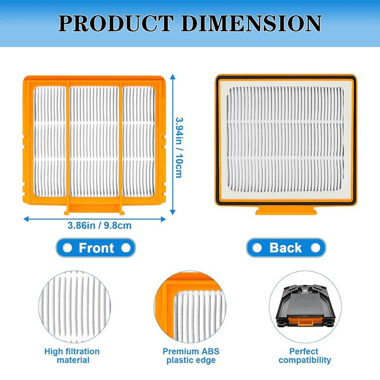 Ersatz-HEPA-Filter Für Mijia 2C, 4C, 2Lite & Truclean W20 – Waschbar, 4er-Pack, Für Saubere Luft