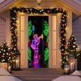 thumbnail image 2 of Festive Christmas Door Hanging Cover Tapestry - 71*35in Party Decor for Home & Events, Durable Material, Vibrant Festive Design, Easy to Install, Enhances Holiday Door Curb Appeal, M, 2 of 9