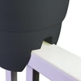 Bloomers Railing Planter with Drainage Holes 24" Weatherproof Resin