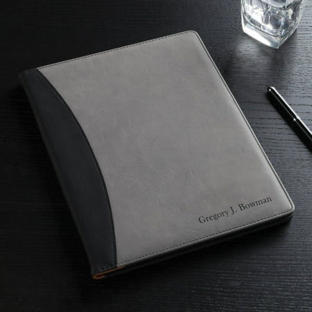 Custom Padfolios - Personalized Grey Padfolio