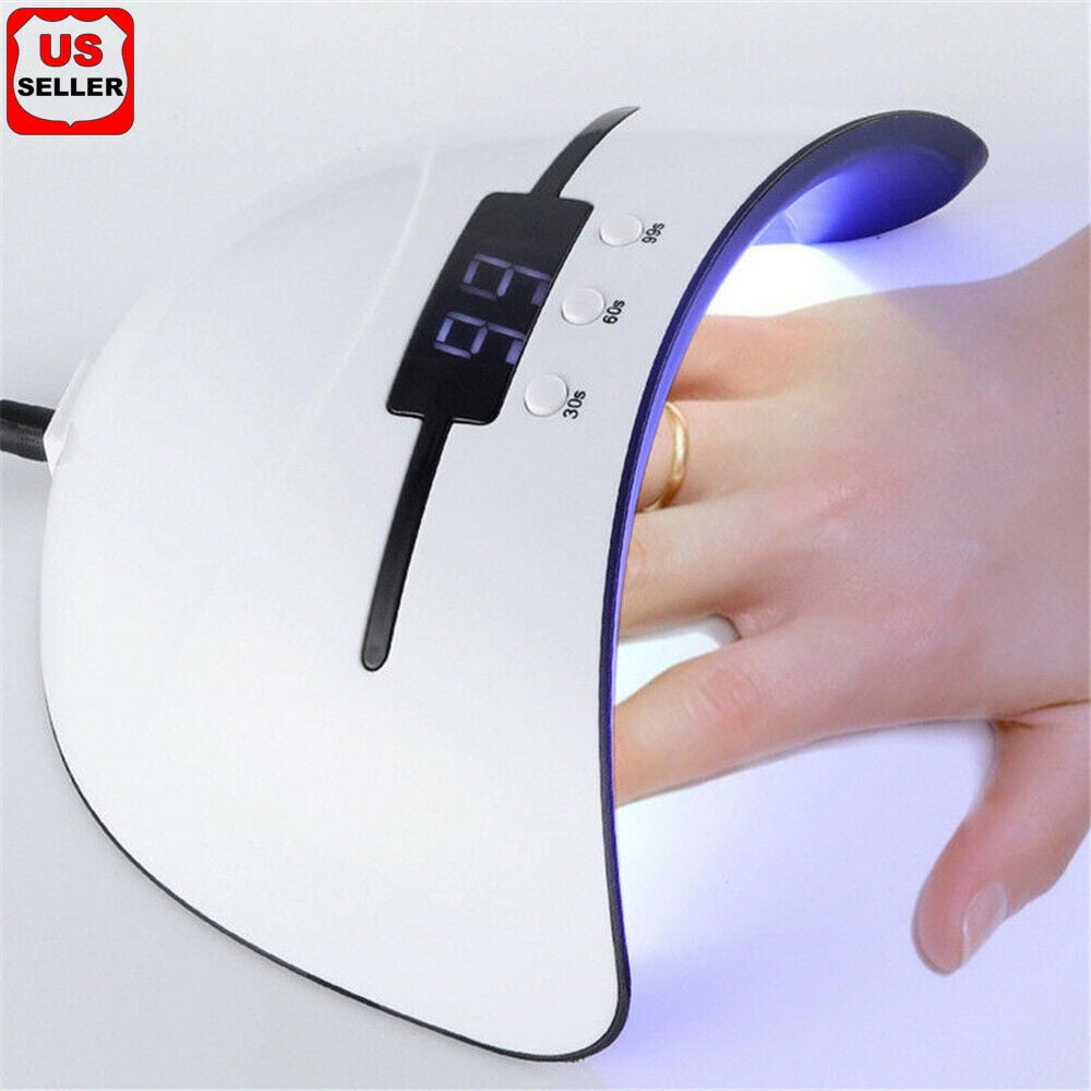 36W Polish Dryer Pro UV LED Acrylic Gel Curing Light Manicure Timer OC - Walmart.com