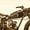 Sepia Vintage Motorcycle, variant on Elephant Stock Whitehall Motorcycle Wall Art - Horizontal Multi Panel Canvas - Living Room Wall Decor - Transportation Multi Panel - Black And Gray Decor - 75" x 48"