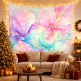 thumbnail image 3 of Ethereal Floral Arrangement Blooming Across a Cream Canvas Dreamy Watercolor for Art Lovers Floral Wall Art Housewarming Gift Tapestry Wall Hanging for Bedroom, Living Room and Dorm, 3 of 7
