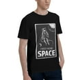thumbnail image 2 of Bingfone I Need More Space Men'S Loose Fit Short-Sleeve Pocket T-Shirt, 2 of 7
