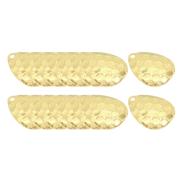 Kit de 20 cuchillas para cucharillas de pesca, accesorios para hacer cebos y piezas de bricolaje. mi