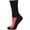 Black, variant on Sierra Socks Cotton Crew Mesh Top Cushioned Sole Performance Socks (Shoe Size: 4-10)