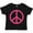 AB-Black, variant on Inktastic Pink Peace Sign Girls Toddler T-Shirt