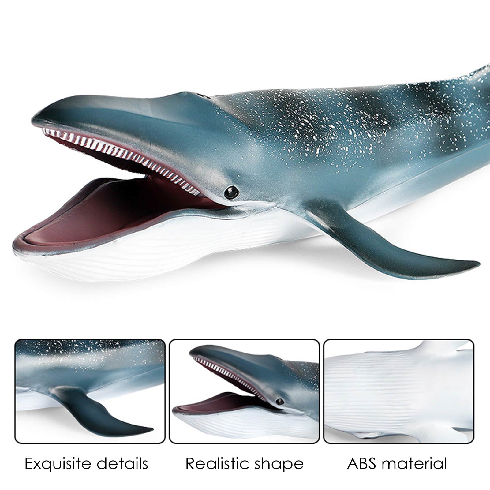 SeaLife Ocean Animal Figure Model Toys for Kids BLUE WHALE Model 22cm 