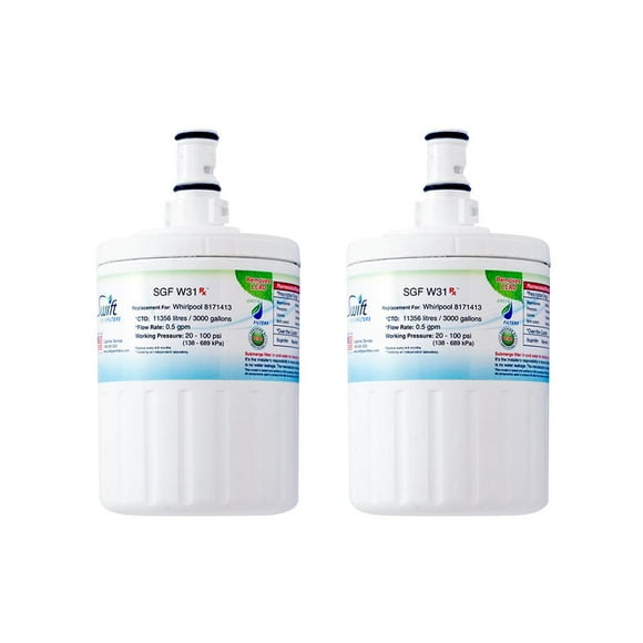Swift Green Filters Remplacement Pharmaceutique pour EveryDrop EDR8D1 Réfrigérateurs Filtres à Eau (Pack de 2)